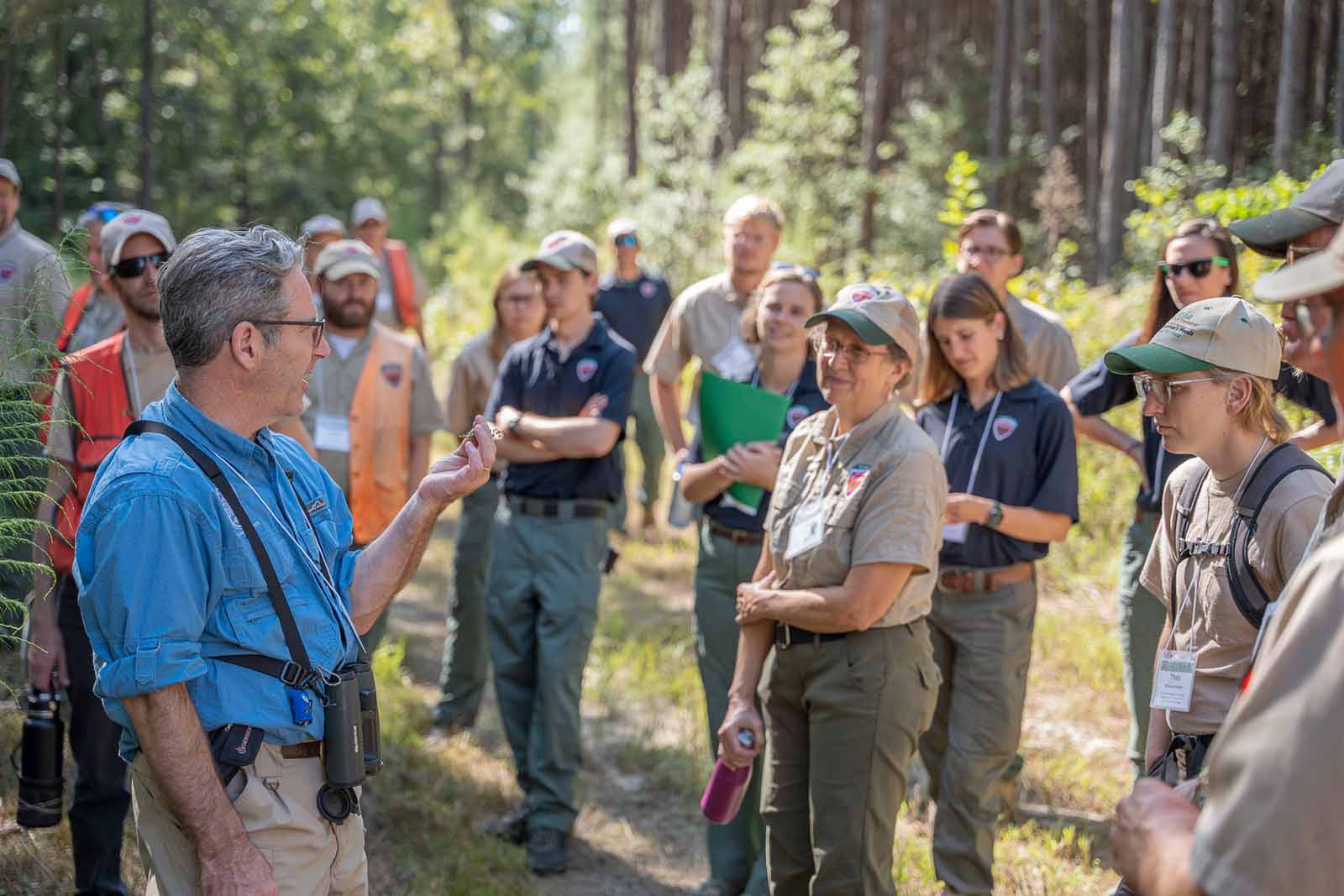 與林木業者分享知識