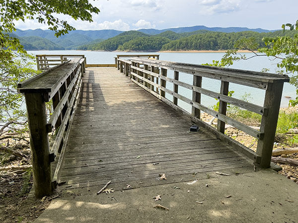 從科爾斯角的無障礙景觀掃描湖泊，尋找水鳥和白鷹。照片來源：麗莎·米斯