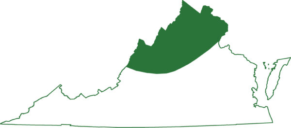 北部兩條排列的山鼠在弗吉尼亞州北部的阿帕拉契亞地區發現